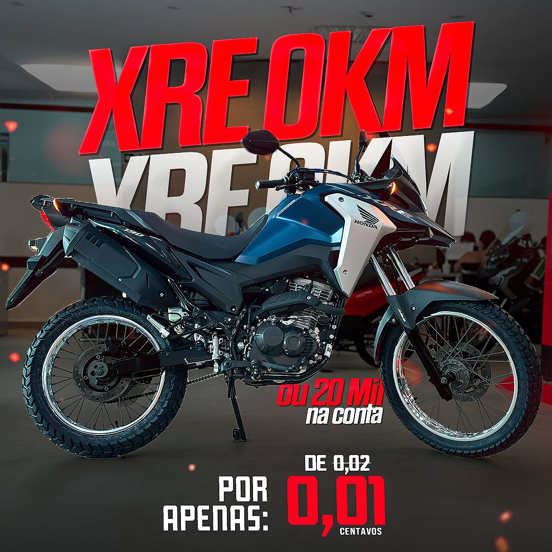 XRE 0KM